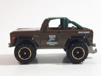 2018 Matchbox Wildfire Rescue Ford Bronco 4x4 1972 Brown Die Cast Toy Car Vehicle