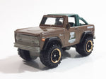 2018 Matchbox Wildfire Rescue Ford Bronco 4x4 1972 Brown Die Cast Toy Car Vehicle