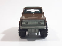 2018 Matchbox Wildfire Rescue Ford Bronco 4x4 1972 Brown Die Cast Toy Car Vehicle