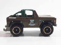 2018 Matchbox Wildfire Rescue Ford Bronco 4x4 1972 Brown Die Cast Toy Car Vehicle