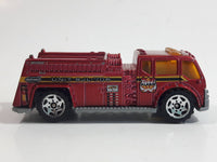 2006 Matchbox Fire 1 Water Pumper Fire Truck Red Die Cast Toy Emergency Rescue Firefighting Vehicle