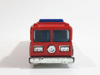 1982 Hot Wheels Fire Eater Red Fire Truck Die Cast Toy Car Vehicle - BW - Blue Lights