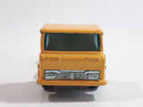Vintage Yatming Semi Delivery Truck Yellow Die Cast Toy Car Vehicle