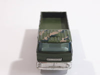 Yat Ming No. 1362 1965 Ford D Series Truck Military Army Green and Brown Camouflage Die Cast Toy Car Vehicle