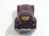 2012 Hot Wheels Howlin' Heat Metalflake Burgundy Die Cast Toy Car Vehicle