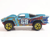 2014 Hot Wheels HW Off-Road: Off Track Baja Truck #68 Light Blue Die Cast Toy Car Vehicle