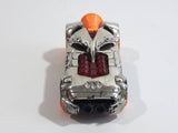 2011 Hot Wheels Thrill Racers - Volcano Rocket Fire Chrome Die Cast Toy Car Vehicle