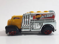2019 Hot Wheels HW Metro Fast Gassin Fuel Truck Yellow with Chrome Tank Die Cast Toy Car Vehicle