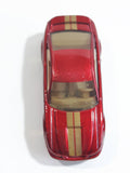 VHTF Rare 2004 Matchbox '99 Mustang Dark Red with Gold Stripes Die Cast Toy Car Vehicle