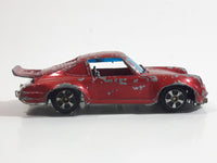 Vintage Summer Marz Karz No. s672 Porsche Turbo Red Die Cast Toy Car Vehicle