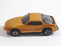 1983 Hot Wheels Upfront 924 Metalflake Gold Die Cast Toy Car Vehicle