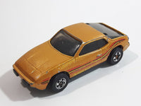1983 Hot Wheels Upfront 924 Metalflake Gold Die Cast Toy Car Vehicle