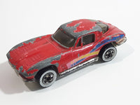 1993 Hot Wheels 25th Anniv Chevy Split Window '63 Red Die Cast Toy Car Vehicle