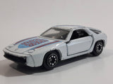 Vintage 1980s Porsche 928 Turbo White Die Cast Toy Race Car Vehicle w/ Opening Doors Made in Hong Kong