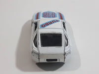 Vintage 1980s Porsche 928 Turbo White Die Cast Toy Race Car Vehicle w/ Opening Doors Made in Hong Kong