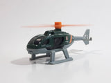 2018 Matchbox Wildfire Rescue Rescue Helicopter Dark Green Die Cast Toy Aircraft Vehicle