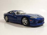 Burago Dodge Viper GTS Coupe Blue 1/24 Scale Die Cast Toy Car Vehicle with Opening Doors