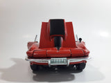 Classic Motor Works 1967 Corvette L71 Roadster Convertible Red 1/24 Scale Die Cast Toy Car Vehicle with Opening Doors and Hood