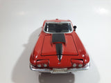 Classic Motor Works 1967 Corvette L71 Roadster Convertible Red 1/24 Scale Die Cast Toy Car Vehicle with Opening Doors and Hood