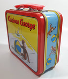 2000 Curious George Small Tin Metal Lunch Box