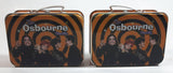 2002 JOKS The Osbourne Family Bubble Gum Miniature Lunch Box Style Tin Metal Container Set of 2