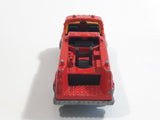 2002 Matchbox Rescue Rookies Bucket Fire Truck Red Red Die Cast Toy Car Vehicle