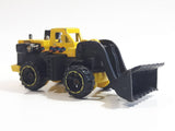2014 Hot Wheels HW City City Works CAT Wheel Loader Yellow and Black Die Cast Toy Construction Vehicle