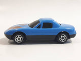 Unknown Brand #98 "600 Miles" Blue Die Cast Toy Car Vehicle