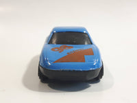 Unknown Brand #98 "600 Miles" Blue Die Cast Toy Car Vehicle