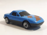 Unknown Brand #98 "600 Miles" Blue Die Cast Toy Car Vehicle