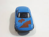 Unknown Brand #98 "600 Miles" Blue Die Cast Toy Car Vehicle