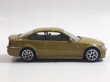 RealToy BMW M3 Gold Yellow Brown 1/59 Scale Die Cast Toy Car Vehicle
