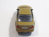 RealToy BMW M3 Gold Yellow Brown 1/59 Scale Die Cast Toy Car Vehicle