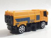 Maisto Street Sweeper Yellow Die Cast Toy Car Vehicle