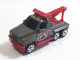 2003 Matchbox Wrecker Truck Gunmetal Gray Green with Red Die Cast Toy Car Vehicle