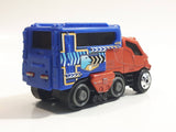 2002 Matchbox Kids' Cars of the Year Snow Tracker Arctic Track Truck Metallic Dark Orange and Blue Die Cast Toy Car Vehicle