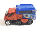 2002 Matchbox Kids' Cars of the Year Snow Tracker Arctic Track Truck Metallic Dark Orange and Blue Die Cast Toy Car Vehicle