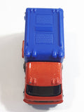 2002 Matchbox Kids' Cars of the Year Snow Tracker Arctic Track Truck Metallic Dark Orange and Blue Die Cast Toy Car Vehicle