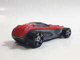 2004 Hot Wheels First Editions Shredded Red Die Cast Toy Race Car Vehicle