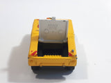 2003 Matchbox Special Edition Hummer Rescue Humvee Yellow 1:70 Scale Die Cast Toy Car Vehicle with Opening Rear Hatch