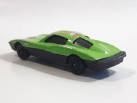 Unknown Brand #102 Motor Rider Green Die Cast Toy Car Vehicle
