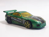 2016 Hot Wheels Speed Graphics Toyota Supra Green Die Cast Toy Car Vehicle