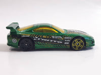 2016 Hot Wheels Speed Graphics Toyota Supra Green Die Cast Toy Car Vehicle