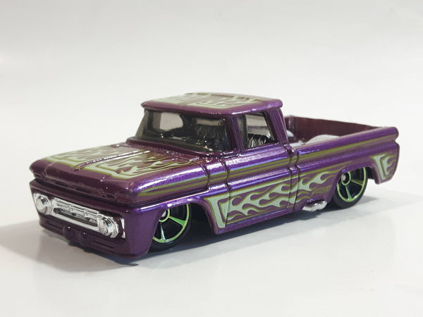 2013 Hot Wheels HW Showroom: HW Hot Trucks Custom '62 Chevy Truck Metalflake Purple Die Cast Toy Car Vehicle