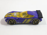 2011 Hot Wheels Thrill Racers Highway Nerve Hammer Purple Die Cast Toy Car Vehicle