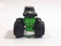 Hot Wheels Monster Jam Minis Grave Digger Miniature Truck Black and Bright Green Die Cast Toy Car Vehicle