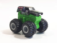 Hot Wheels Monster Jam Minis Grave Digger Miniature Truck Black and Bright Green Die Cast Toy Car Vehicle