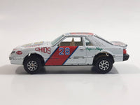 Yatming Ford Mustang Pace Car No. 1028 White Die Cast Toy Muscle Race Car Vehicle