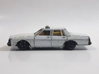 Vintage Warner Bro. ERTL Dukes of Hazzard 1980 Pontiac Bonneville Sheriff Police Cop White Die Cast Toy Car Vehicle TV Show Collectible Blue Lights