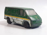 1994 Hot Wheels Auto City Corgi Transit Van Casting BP Green and White Die Cast Toy Car Vehicle